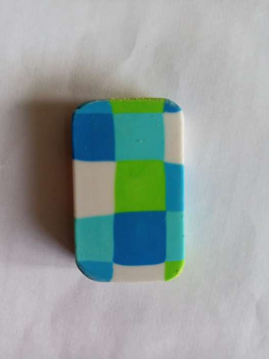 Фотография покупателя товара Ластик ErichKrause "Pixel", мягкий, гипоаллергенный, микс (цена за шт)