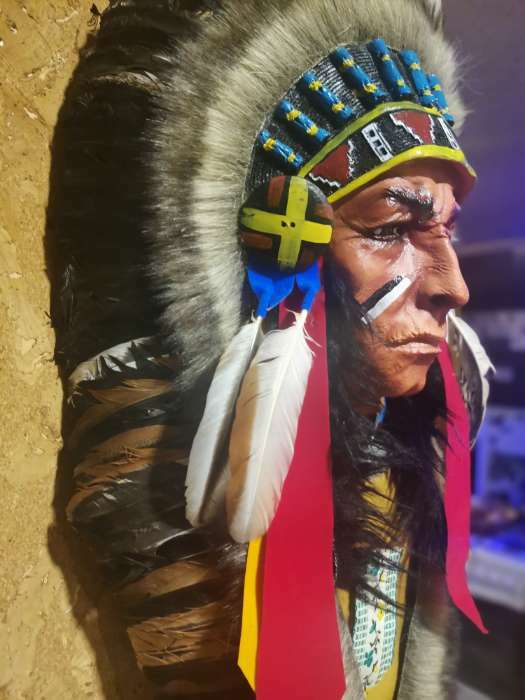 Фотография покупателя товара Панно «Индеец Лиуону», 40×15×60 см, МИКС - Фото 3