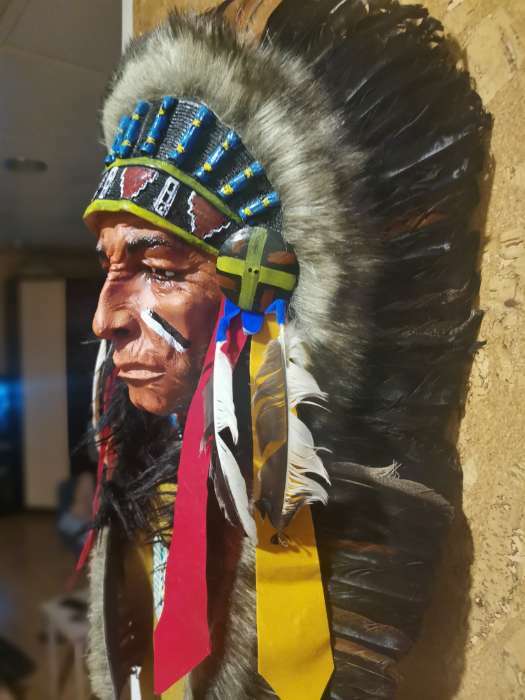 Фотография покупателя товара Панно «Индеец Лиуону», 40×15×60 см, МИКС - Фото 4