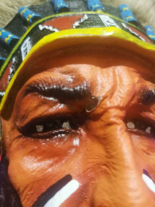 Фотография покупателя товара Панно «Индеец Лиуону», 40×15×60 см, МИКС - Фото 2