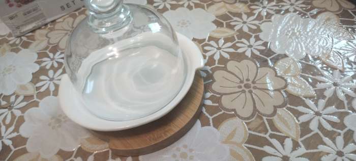 Фотография покупателя товара Лимонница Доляна «Эстет», 12,5×11,5×9 см, на деревянной подставке - Фото 1