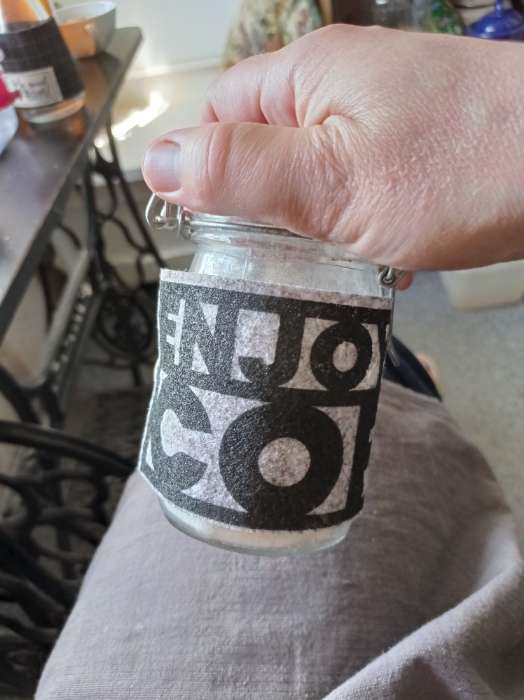 Фотография покупателя товара Декоративная лента на кружку "Perfect day" 22 х 7 см, 100% п/э, фетр