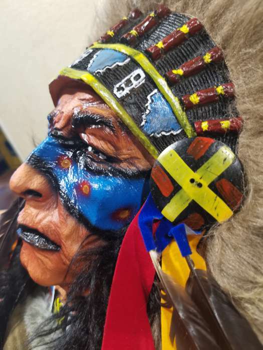 Фотография покупателя товара Панно «Индеец Кичи», 40×15×60 см, МИКС - Фото 2