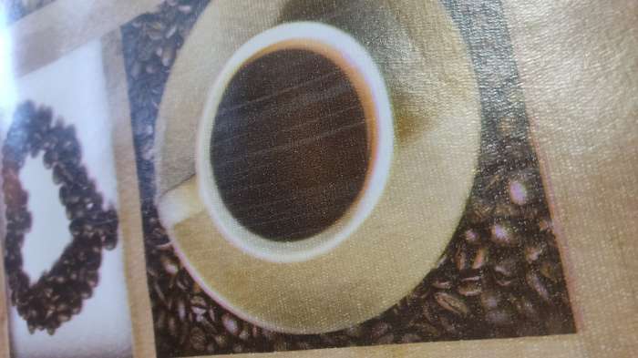 Фотография покупателя товара Клеёнка столовая на нетканой основе «Кофе», 1,25×25 м - Фото 2