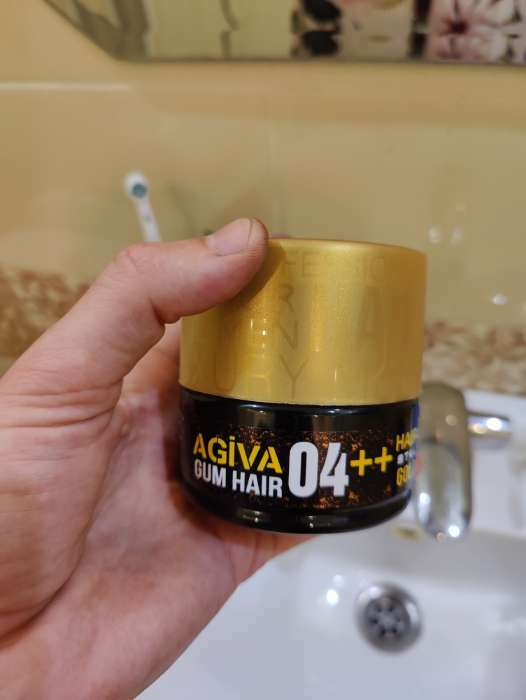 Фотография покупателя товара Гель для укладки волос AGIVA Hair Gum Gold Power 04++, золотой, 200 мл - Фото 2