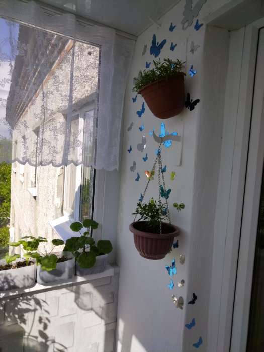 Фотография покупателя товара Наклейки интерьерные "Бабочки", зеркальные, декор на стену, набор 36 шт - Фото 6