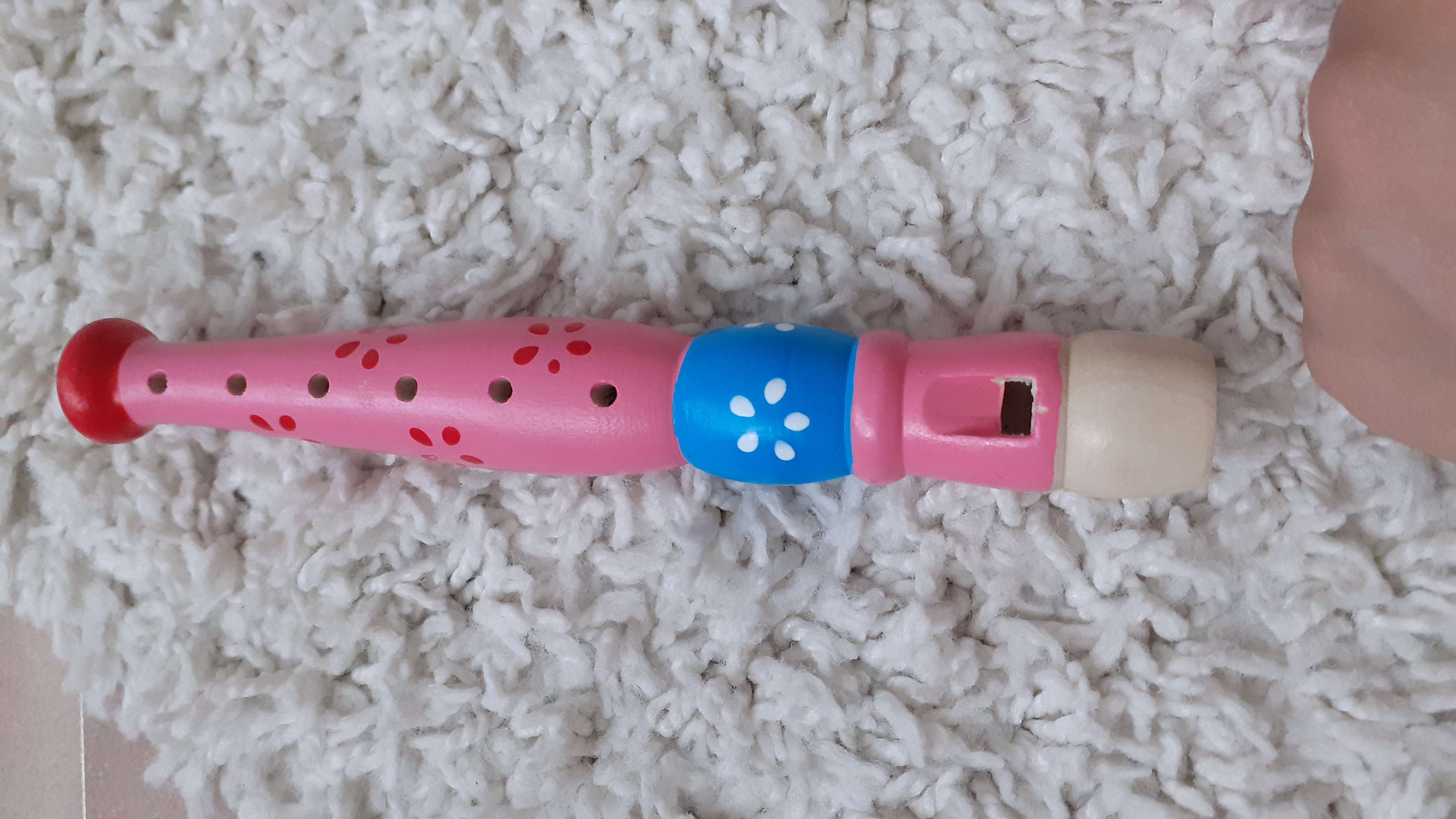 Фотография покупателя товара Музыкальная игрушка «Дудочка средняя», цвета МИКС - Фото 1