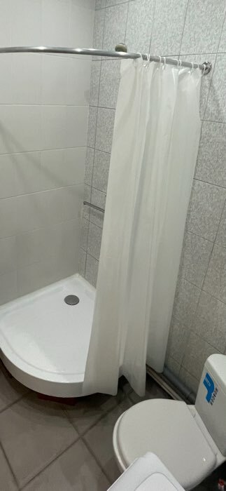 Фотография покупателя товара Штора для ванной Mirage,180×180 см, цвет белый - Фото 3