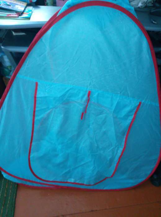 Фотография покупателя товара Детская игровая палатка «Супер» 90×90×85 см - Фото 2