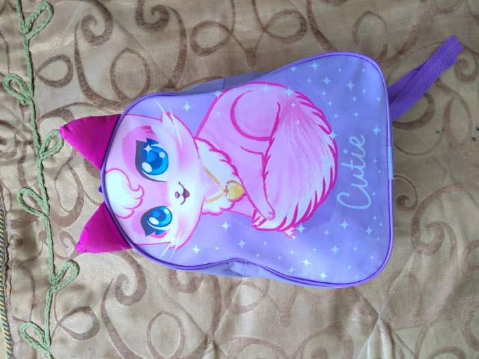 Фотография покупателя товара Рюкзак детский для девочки «Кошечка», 30×25 см - Фото 7