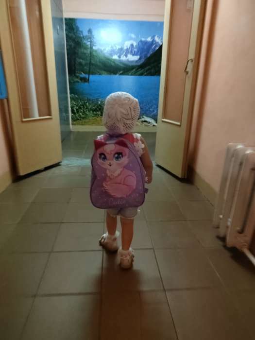 Фотография покупателя товара Рюкзак детский для девочки «Кошечка», 30×25 см - Фото 8