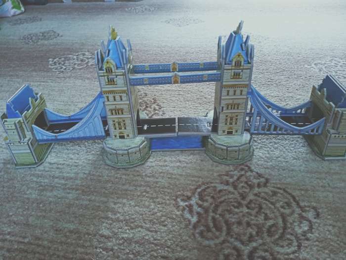 Фотография покупателя товара Конструктор 3D «Лондонский мост», 41 деталь - Фото 2