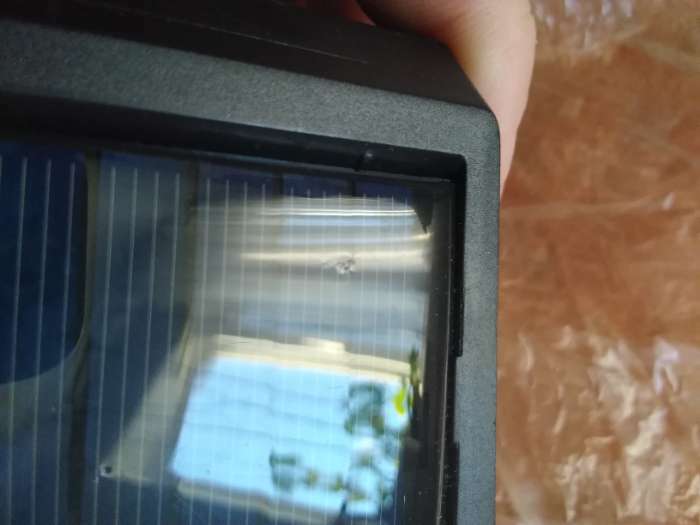 Фотография покупателя товара Садовый светильник на солнечной батарее с датчиком движения, накладной, 9.5 × 13 × 5 см, COB LED, свечение белое - Фото 1