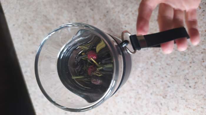 Фотография покупателя товара Термос стеклянный, заварник чайный «На ходу», 250 мл, h=19 см, с двойными стенками - Фото 7