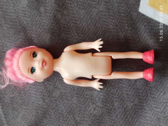 Фотография покупателя товара Кукла малышка «Ева» с аксессуарами, МИКС - Фото 5