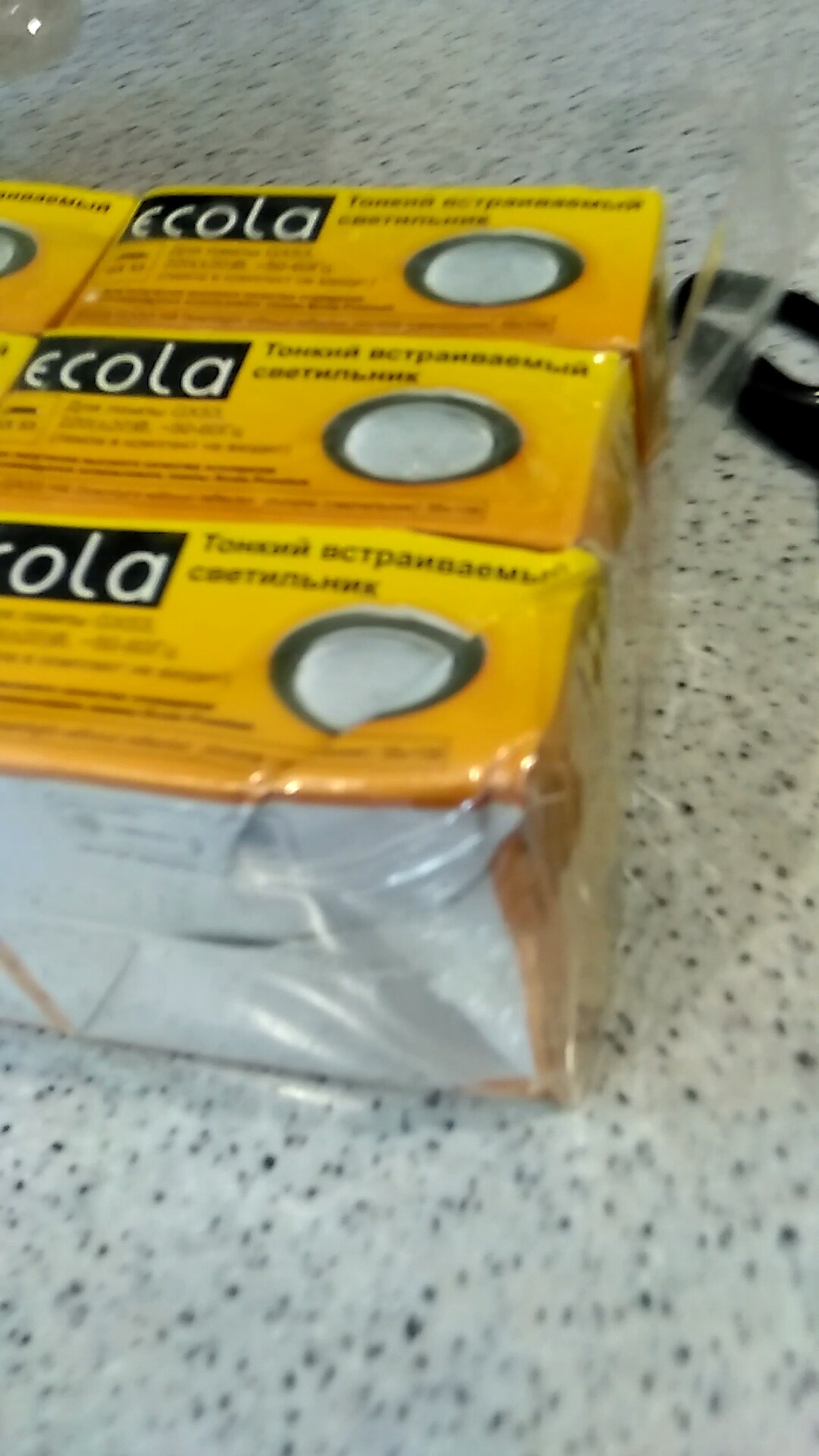 Фотография покупателя товара Светильник встраиваемый Ecola, GX53, 38x106 мм, плоский, цвет хром - Фото 1