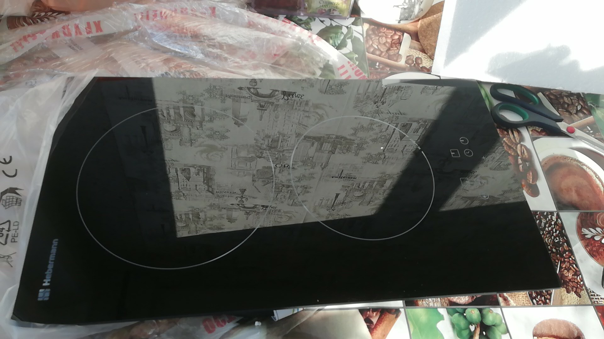 Фотография покупателя товара Варочная поверхность Hebermann HBKC 4530.1 B, электрическая, 3 конфорки, сенсор, черный - Фото 5