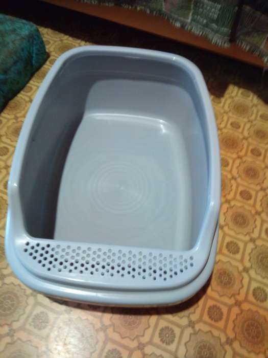 Фотография покупателя товара Туалет Айша M с бортом 53 х 39 х 21 см серый FIX - Фото 3