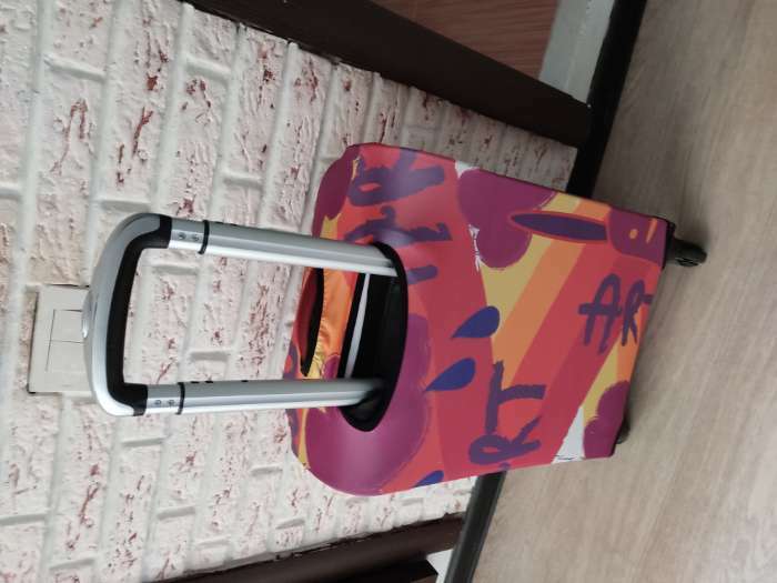 Фотография покупателя товара Чехол на чемодан 20", цвет разноцветный - Фото 2