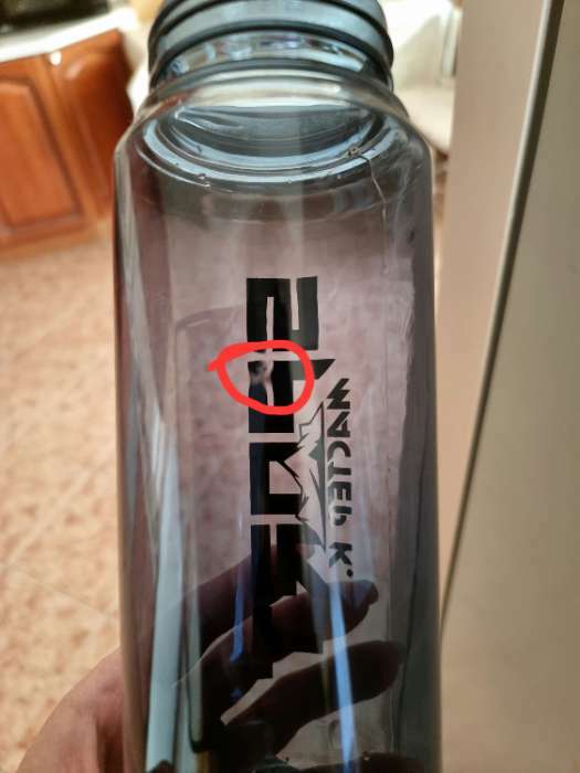 Фотография покупателя товара Бутылка для воды «Мастер К» Sport, 700 мл, 22.5×7.5 см, серая - Фото 5