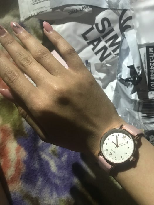 Фотография покупателя товара Часы наручные женские "Сальвиано", циферблат d-3 см, микс - Фото 2