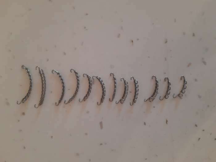 Фотография покупателя товара Набор спиралей для коррекции вросших ногтей, 12 шт, цвет серебристый