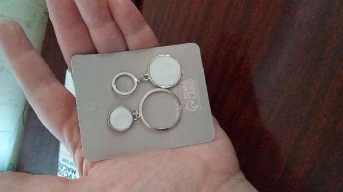 Фотография покупателя товара Серьги с перламутром «Волшебство» круг и кольцо, цвет белый в серебре - Фото 2