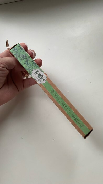 Фотография покупателя товара Бамбуковая зубная щётка «Улыбайся», 18 х 2 х 2 см - Фото 1
