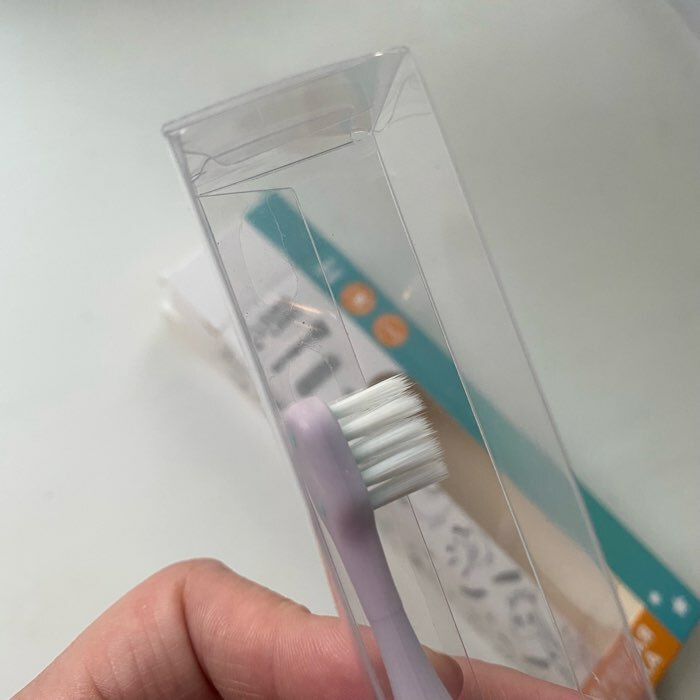 Фотография покупателя товара Детская зубная щетка, нейлон, цвет бирюзовый
