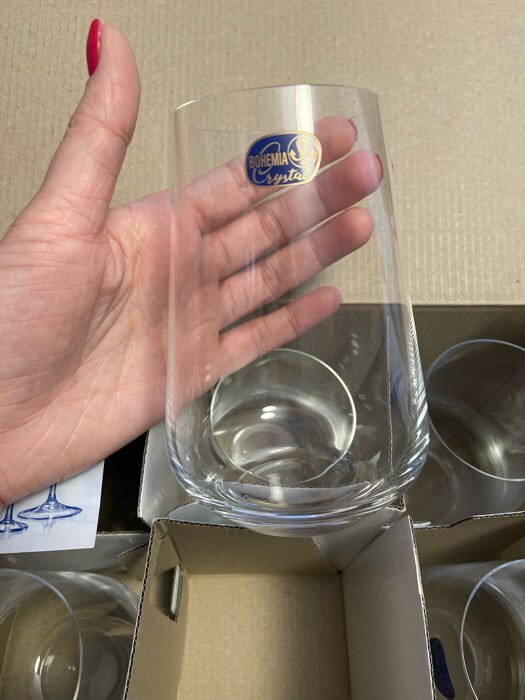 Фотография покупателя товара Набор стаканов для воды Bohemia Crystal «Сандра», 380 мл, 6 шт - Фото 1