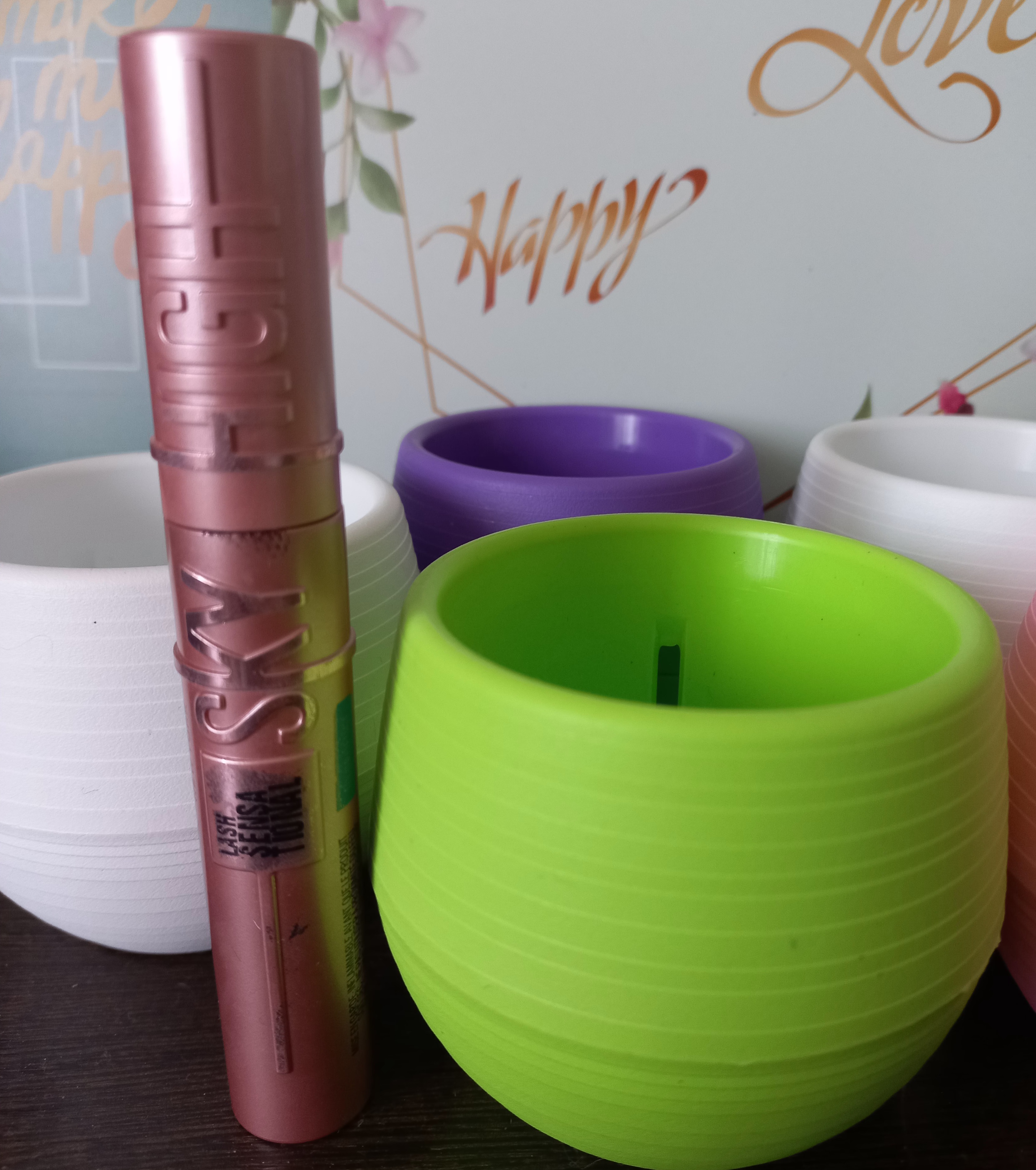 Фотография покупателя товара Горшок для цветов с поддоном «Япония», 125 мл, d=8 см, h=6,5 см, цвет розовый - Фото 113