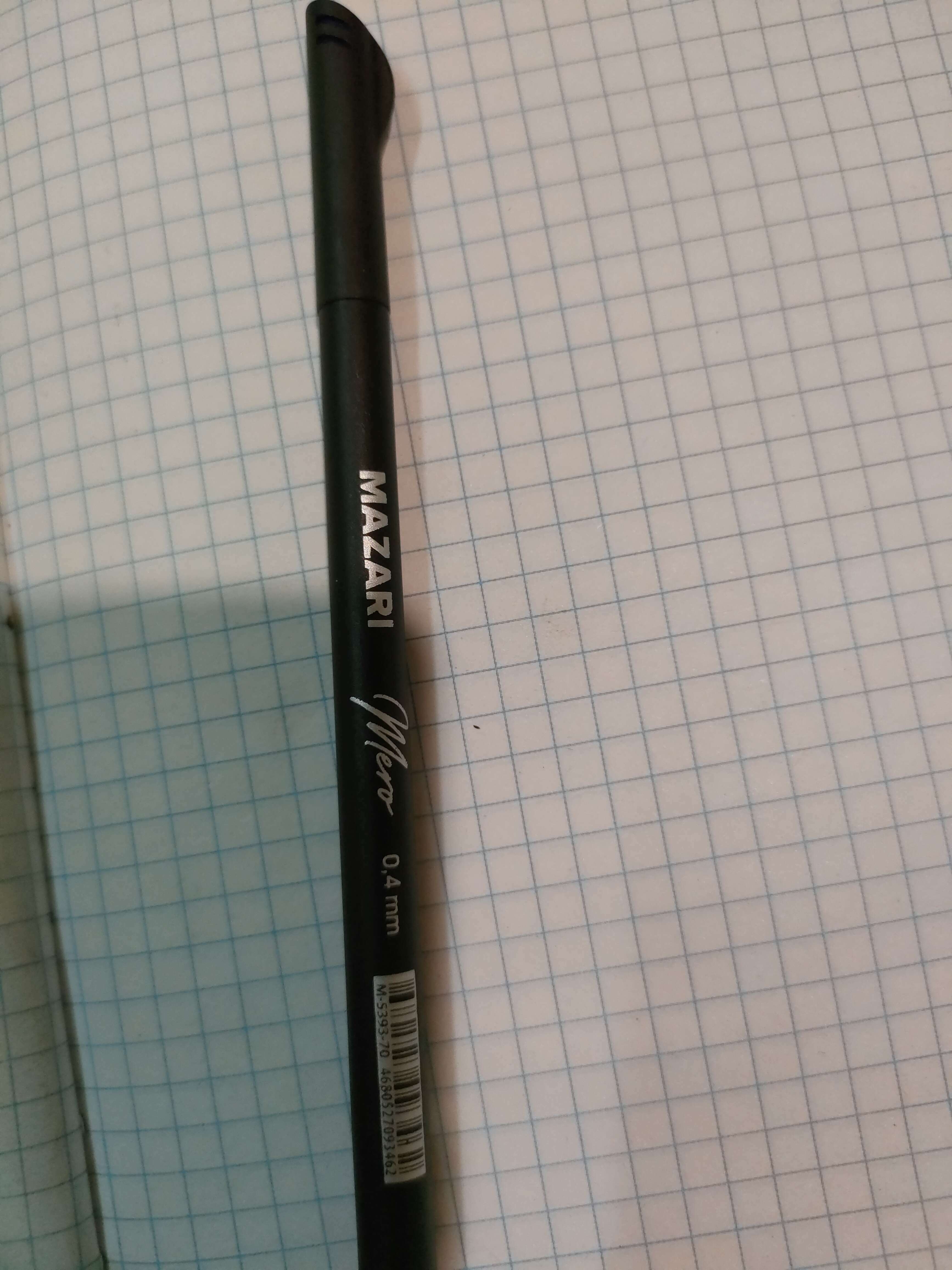 Фотография покупателя товара Ручка капилярная Mazari Mero, 0.4 мм, синяя - Фото 4