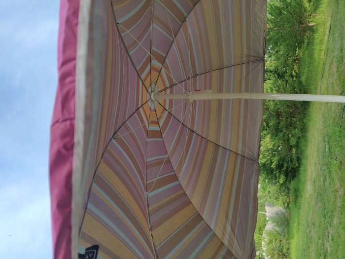 Фотография покупателя товара Зонт пляжный Maclay «Модерн», с серебристым покрытием, d=180 cм, h=195 см, цвет МИКС - Фото 20