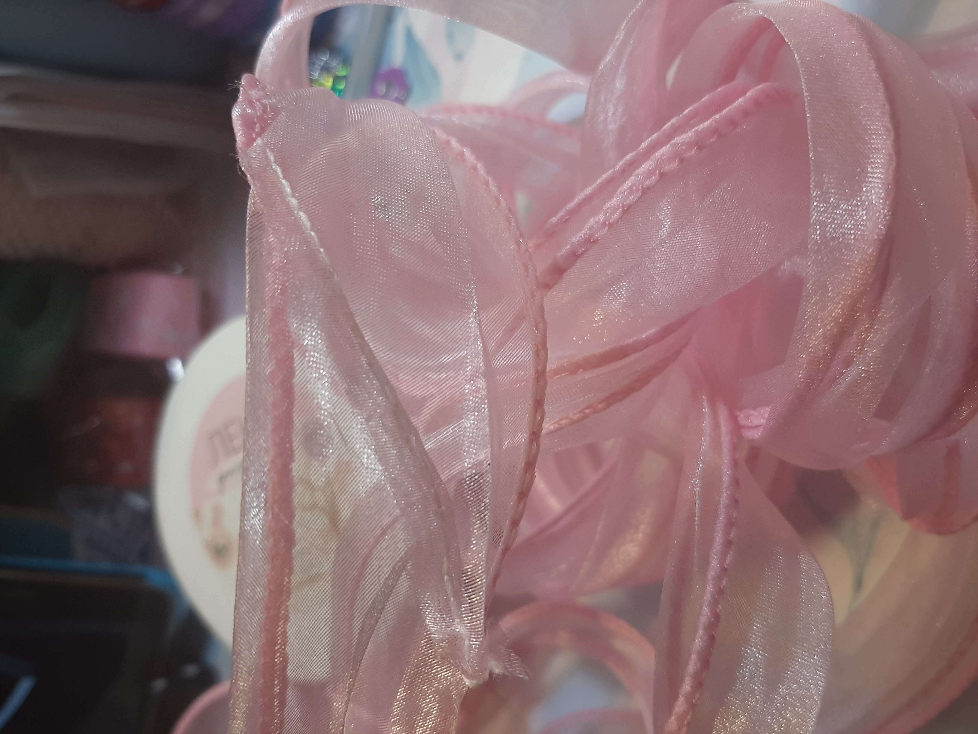 Фотография покупателя товара Лента капроновая «Волна», 50 мм, 10 ± 1 м, цвет розовый - Фото 16