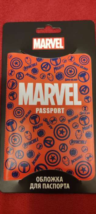Фотография покупателя товара Паспортная обложка, Мстители - Фото 1
