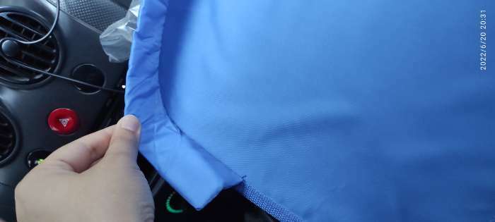 Фотография покупателя товара Столик-органайзер для детского автокресла TORSO, голубой, 35 х 50 см - Фото 5