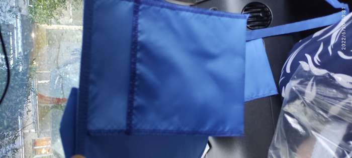 Фотография покупателя товара Столик-органайзер для детского автокресла TORSO, голубой, 35 х 50 см - Фото 6