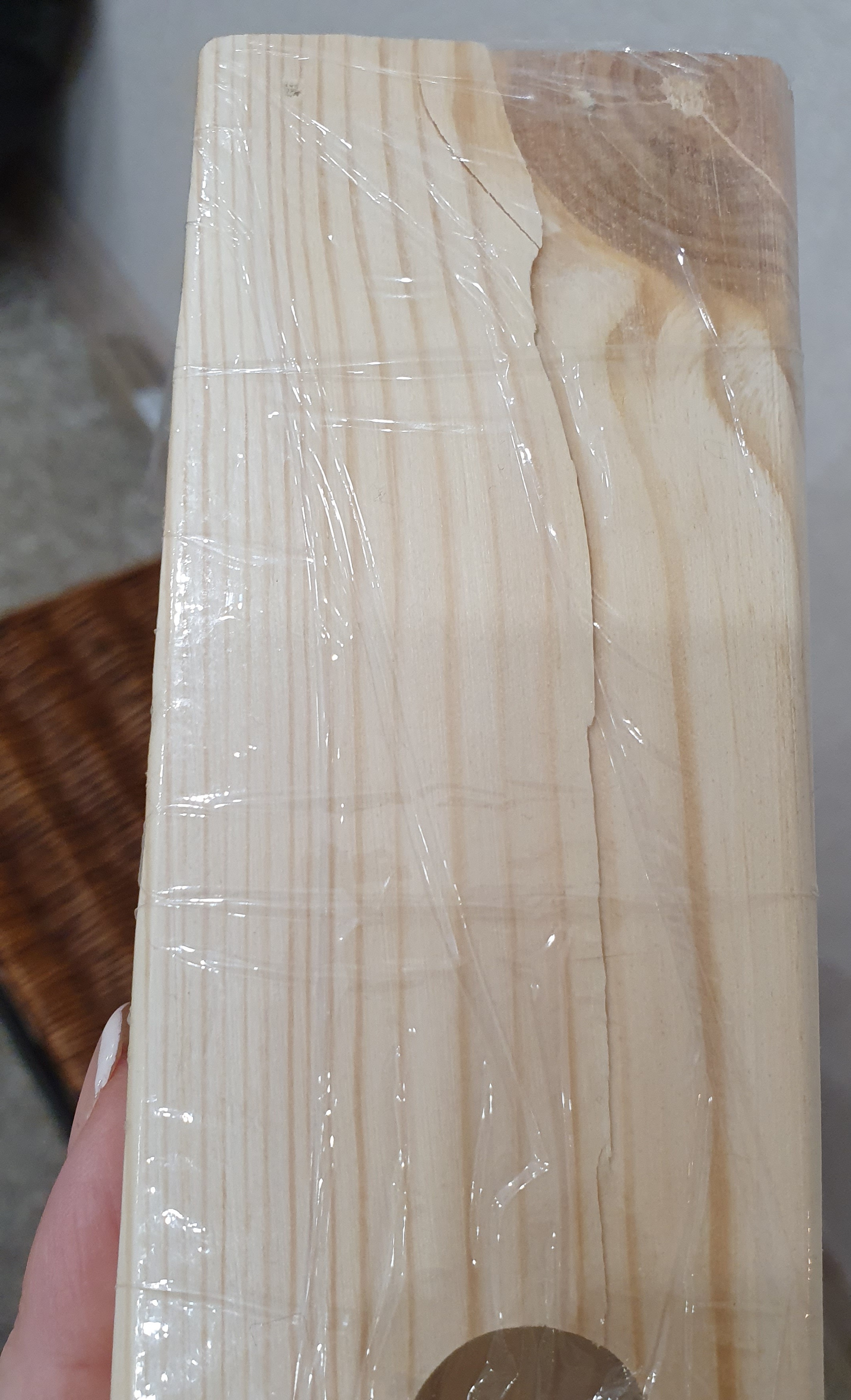 Фотография покупателя товара Поднос деревянный для завтрака 50×30 см, ручки вырезы - Фото 4