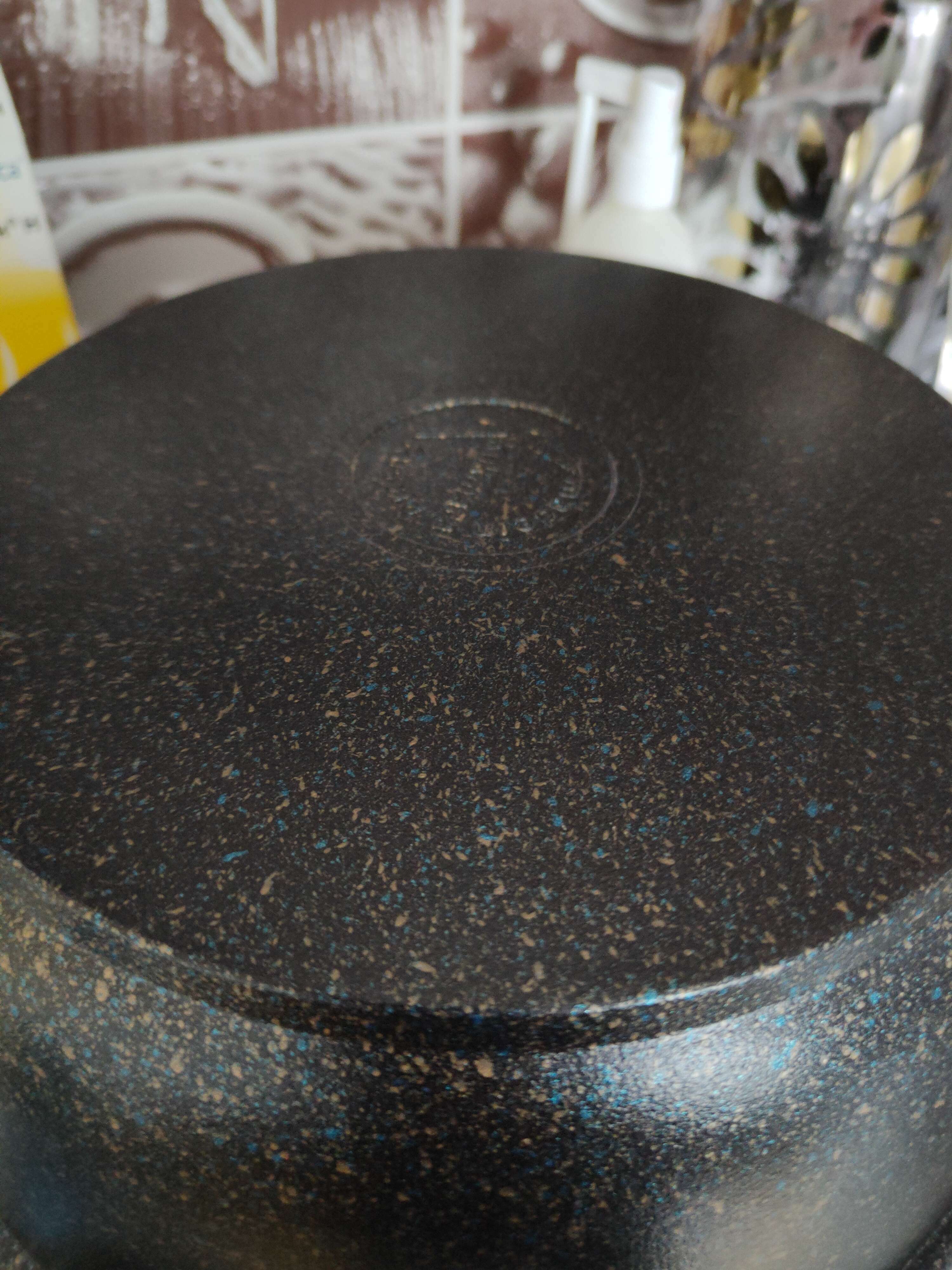 Фотография покупателя товара Кастрюля-жаровня Granit ultra, 3 л, стеклянная крышка, антипригарное покрытие, цвет коричневый - Фото 1