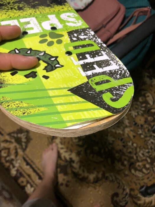 Фотография покупателя товара Скейтборд подростковый ONLYTOP SPEED EXTREME, 62х16 см, колёса PVC 50 мм, пластиковая рама - Фото 4