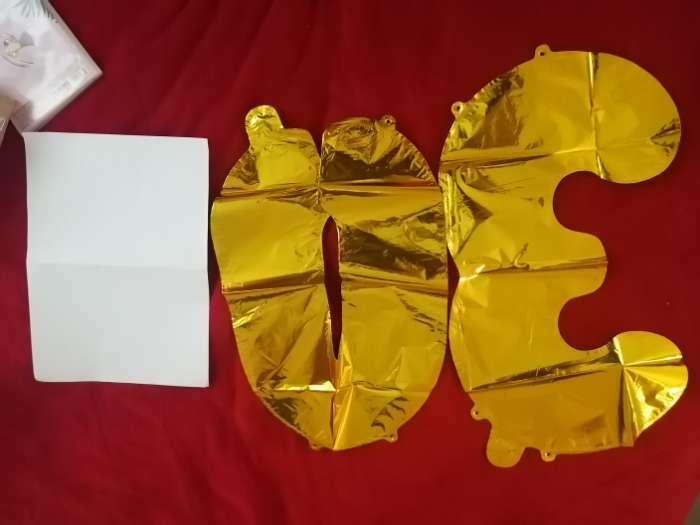 Фотография покупателя товара Шар фольгированный 16" «30 лет», цвет золотой - Фото 1