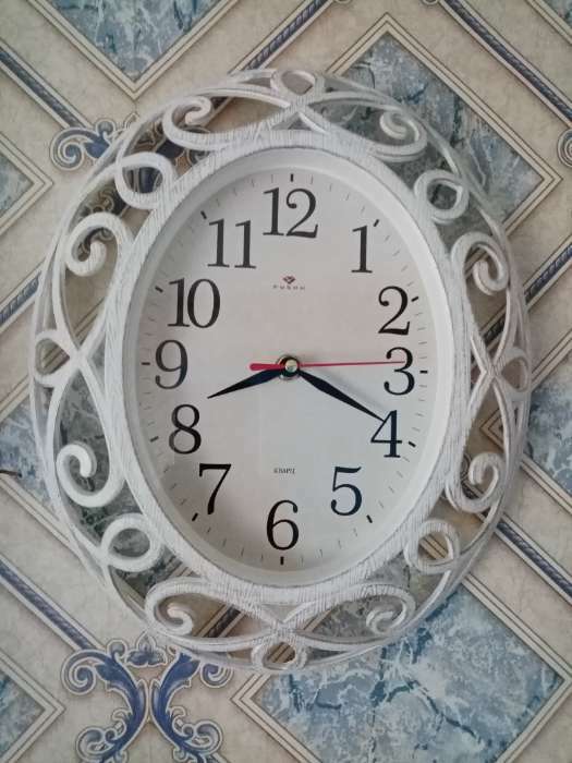 Фотография покупателя товара Часы настенные, интерьерные "Витки", 31 х 26 см, бесшумные - Фото 1