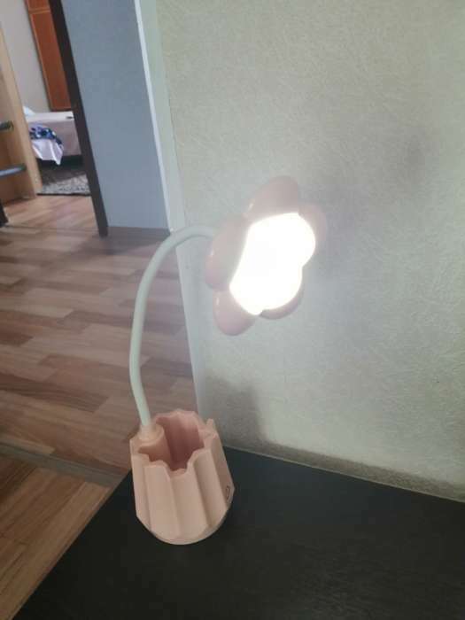 Фотография покупателя товара Лампа настольная 16023/1 LED 2,5Вт 3 режима USB АКБ МИКС 9х7х35 см - Фото 1