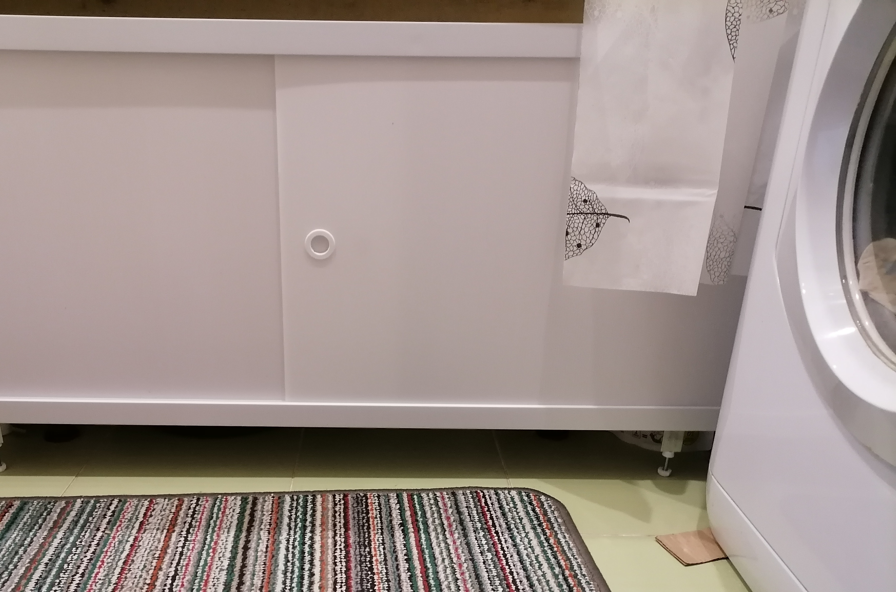 Фотография покупателя товара Экран для ванны "Кварт Белый", 168 см