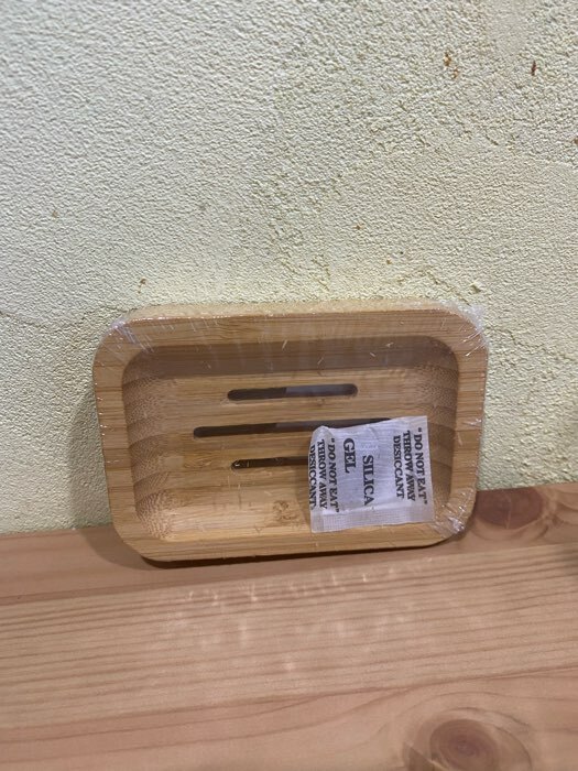 Фотография покупателя товара Мыльница, 11,5×8×1,7 см, бамбук