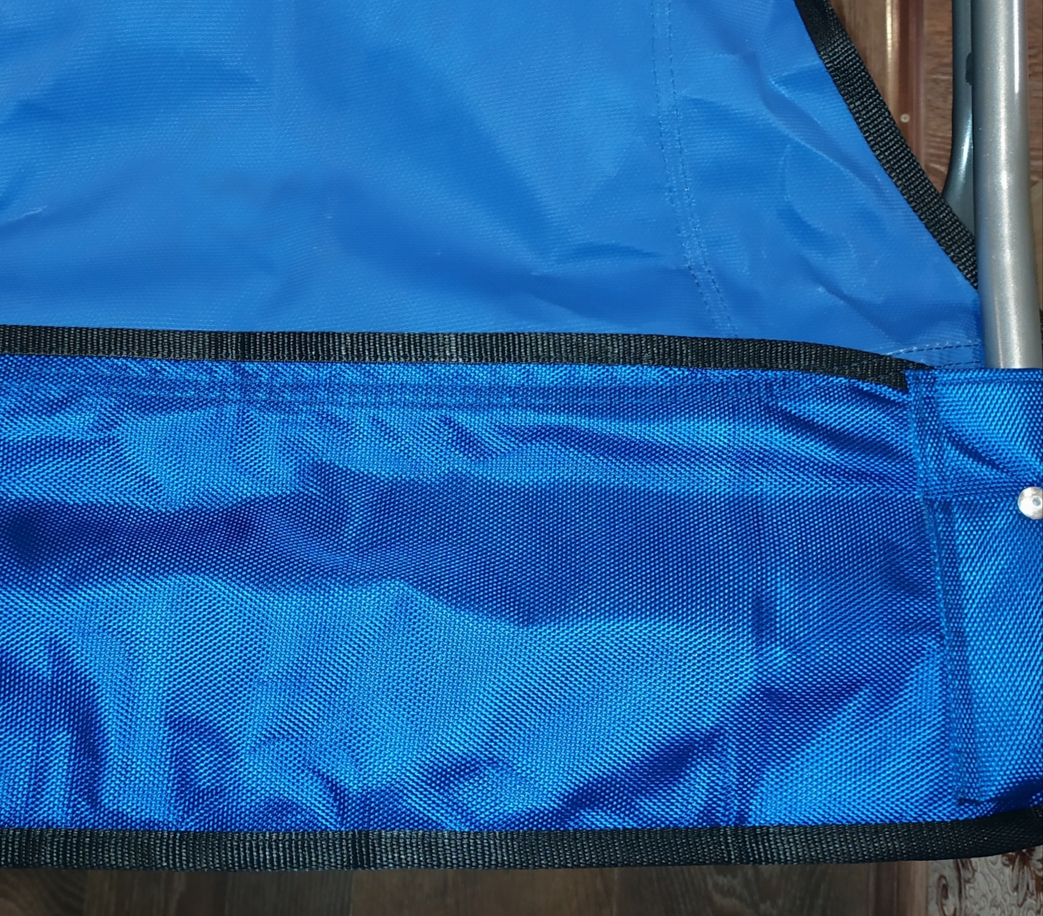 Фотография покупателя товара Кресло складное КС2, 49 х 55 х 82 см, цвет джинс/синий