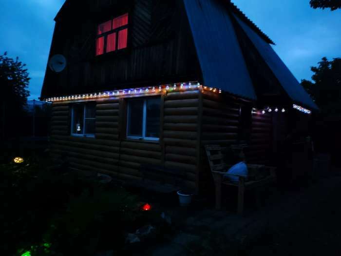 Фотография покупателя товара Гирлянда Uniel «Нить» 1.9 м с насадками «Лампочки», IP44, прозрачная нить, 10 лампочек, свечение мульти, 1 режим, солнечная батарея - Фото 4