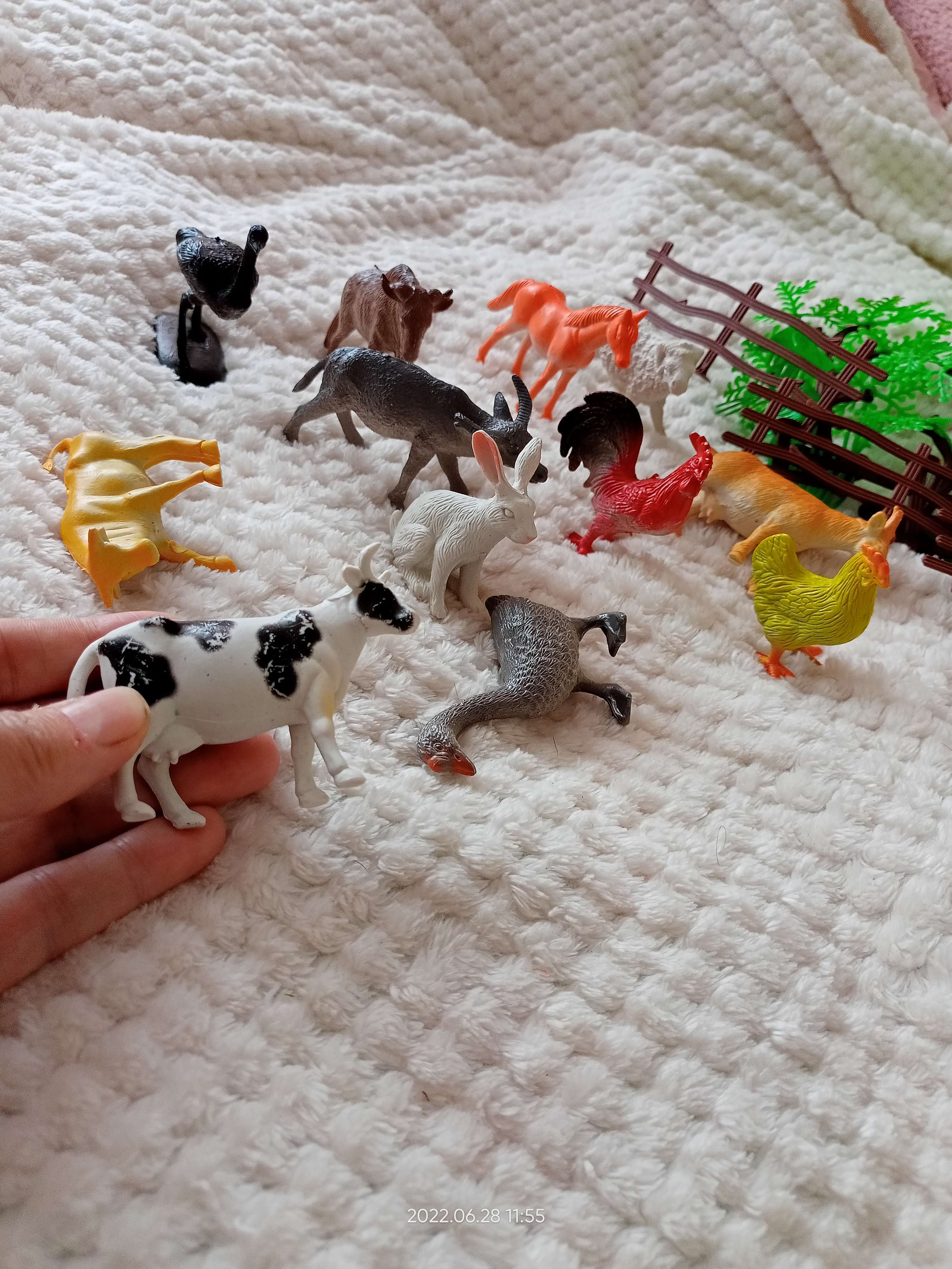 Фотография покупателя товара Набор животных «Моя ферма», с аксессуарами, 12 фигурок