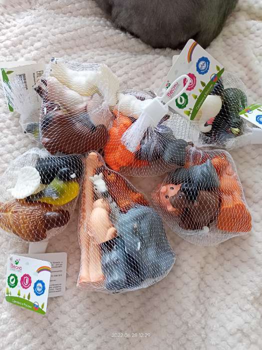 Фотография покупателя товара Набор резиновых игрушек «Животные леса» - Фото 2
