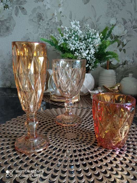 Фотография покупателя товара Бокал из стекла для шампанского Magistro «Круиз», 160 мл, 7×20 см, цвет янтарный - Фото 8